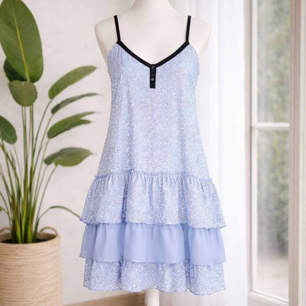 Band OF Gypsies  sleeveless dress light blue size M nwt